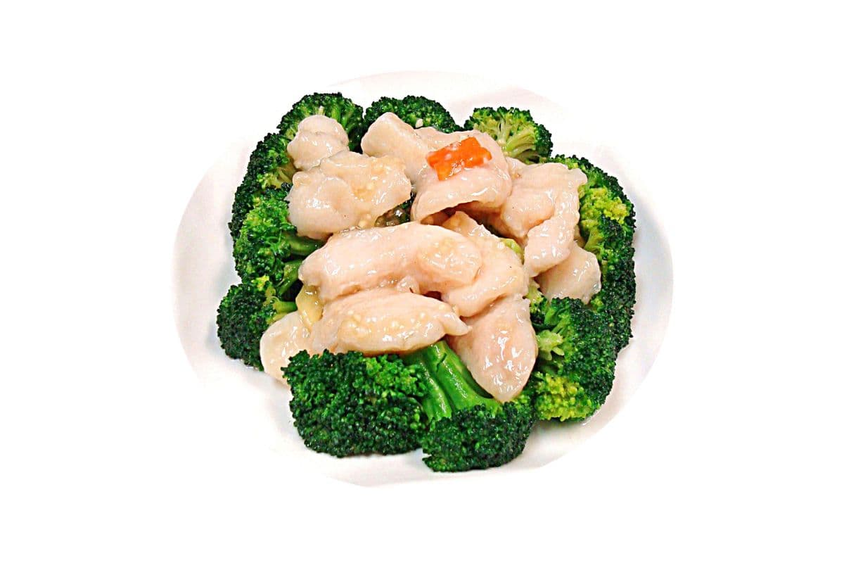 120. Sliced Fish with Canadian Broccoli 西蘭花魚片
