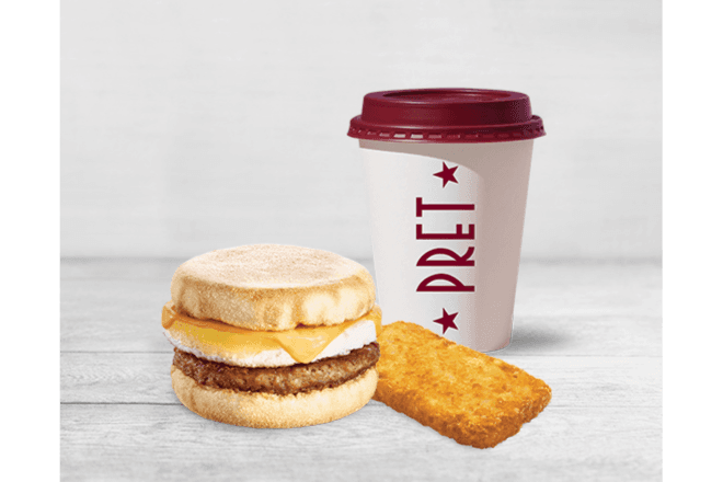 Combo Chef-d’oeuf™ avec saucisse sur muffin anglais / English Muffin Sausage & Egger Combo