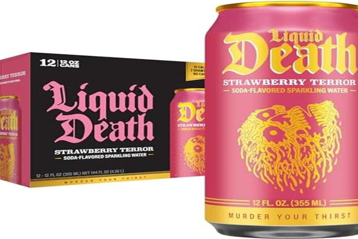 Liquid death strawberry terror (355ml) (10 Cal)