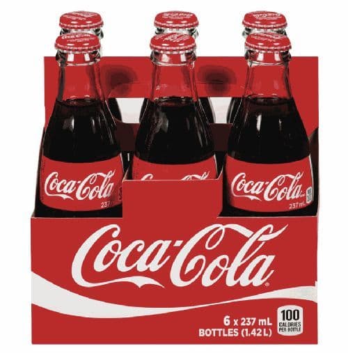 Coca-Cola Glass 6 Pack 6x237ml