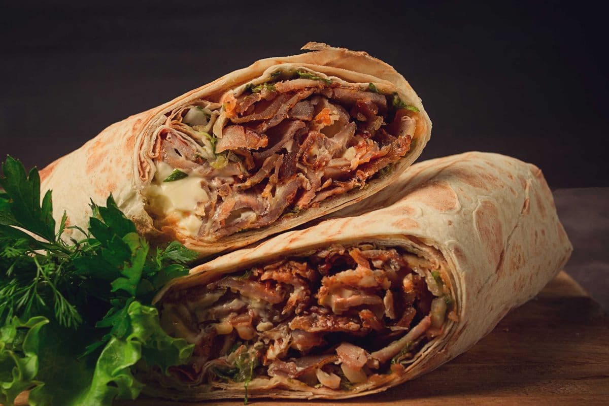 Beef Shawarma Wrap