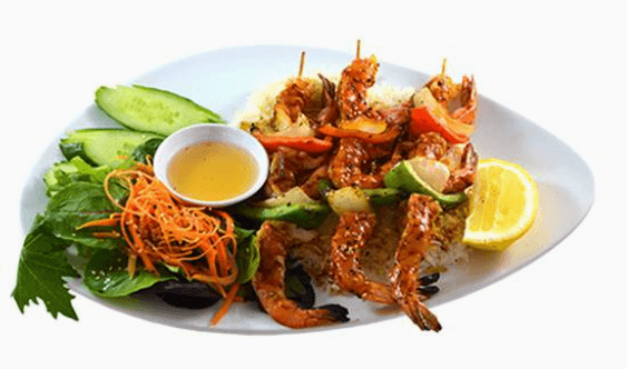 Crevettes grillées