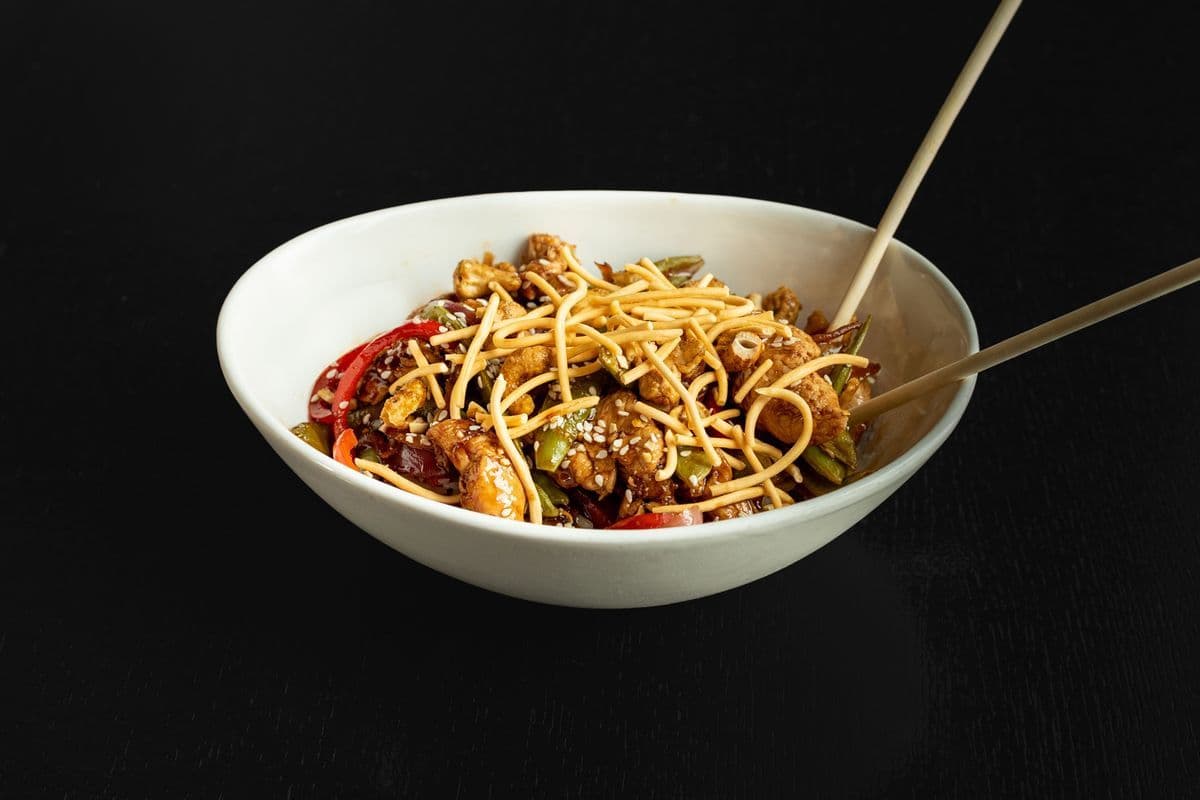 Spicy Chicken and Cashews