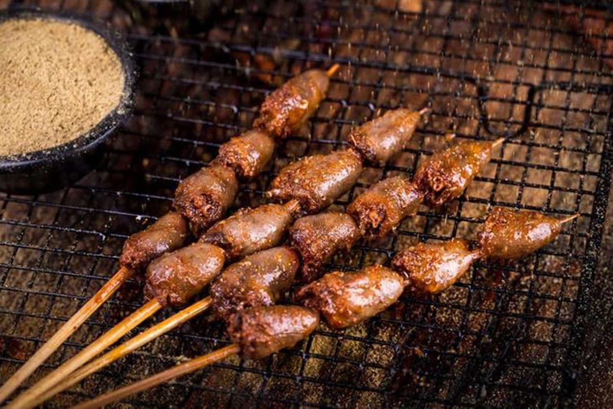 Chicken Hearts (2 Skewers) 碳烤 鸡心