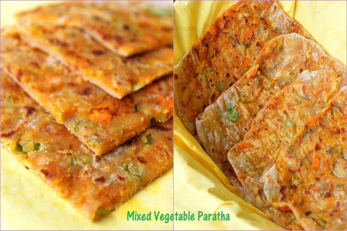 Mix Paratha with Dahi (2 pcs)