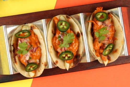 Butter Paneer Chickpea Tacos (3 pcs)