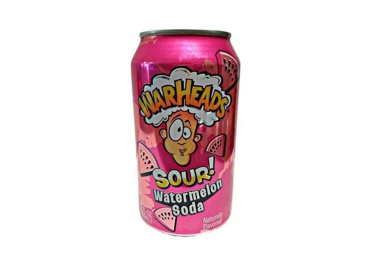Warheads Sour Watermelon Soda (355 ml)