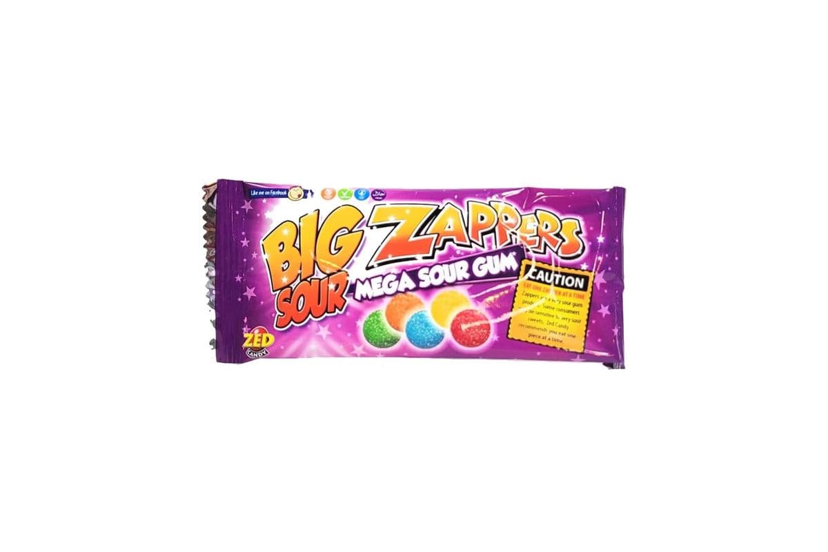 Big Zappers Mega Sour Gum (26 g)