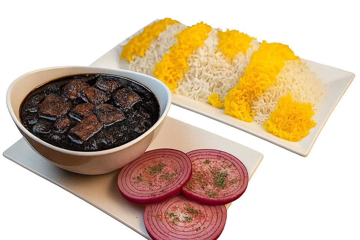 Persian Ghormeh Sabzi (Herb & Beef Stew)
