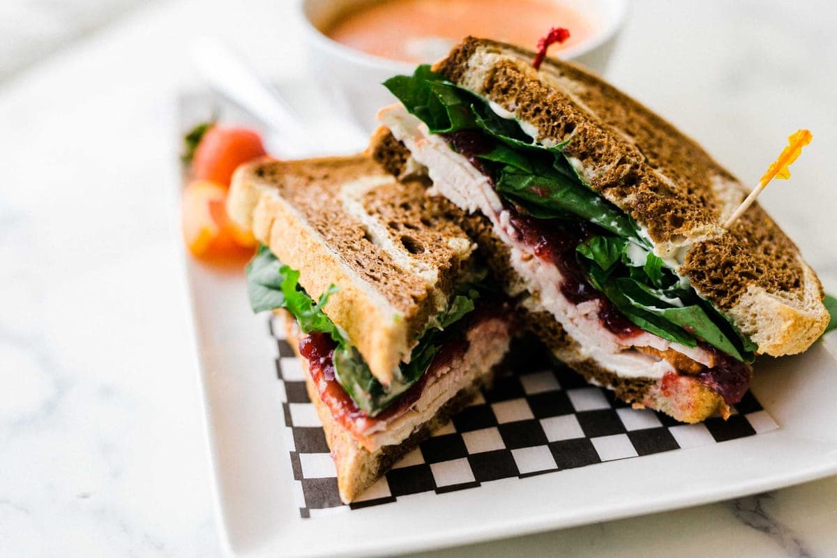 Turkey and Cranberry Sandwich