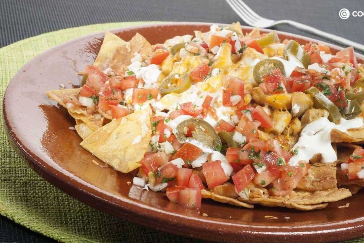 Nachos con Pico de Gallo