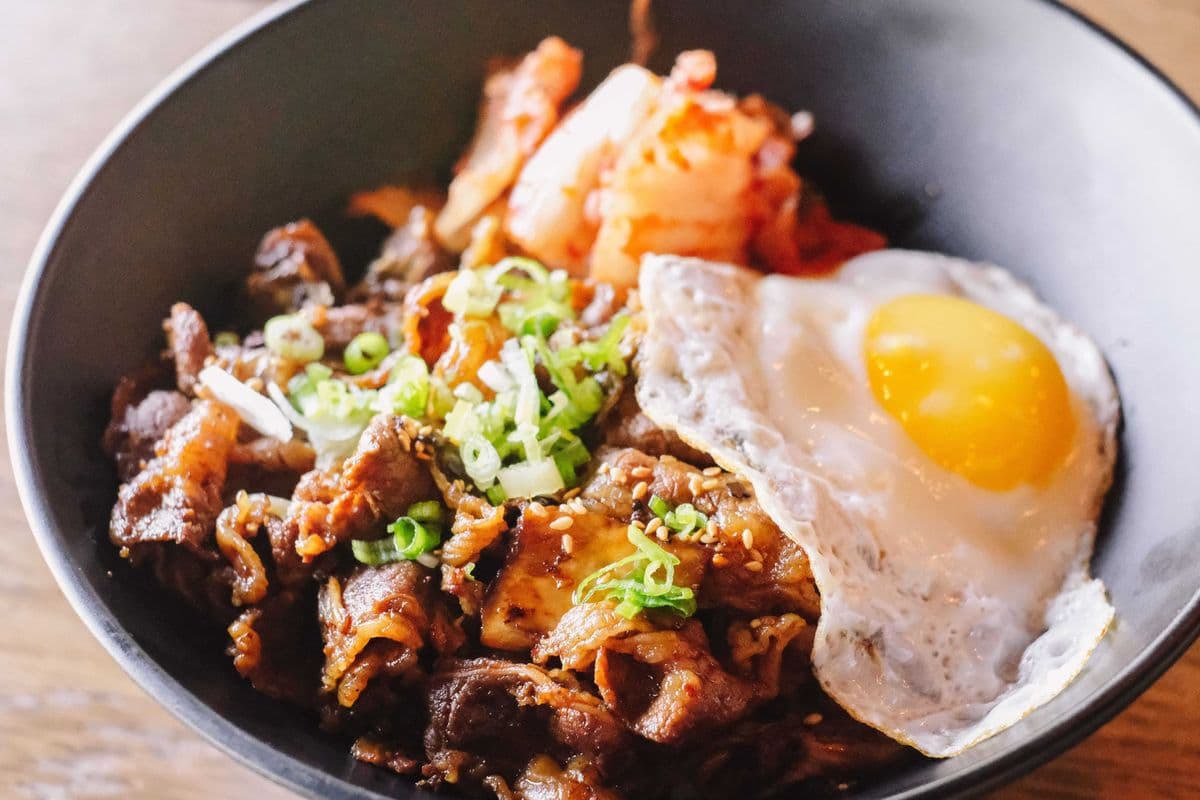 Kimchi Beef Rice Bowl