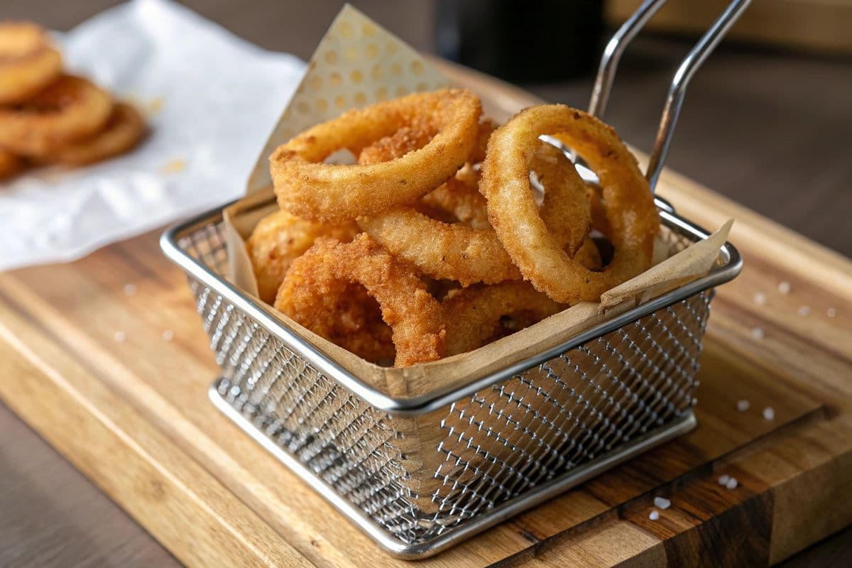 Crispy Onion Rings / Rondelles d'Oignon Croustillantes