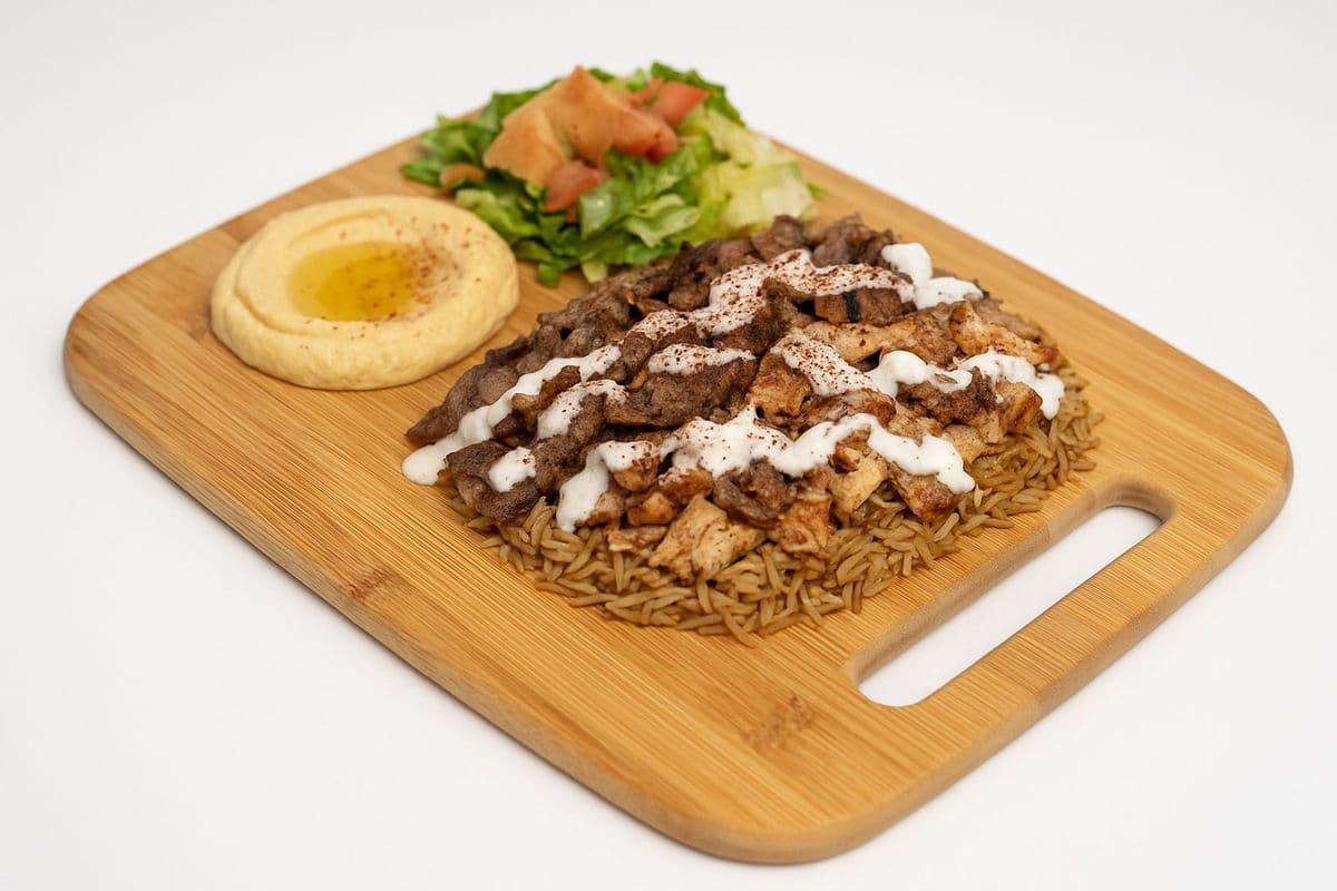 Mixed Plate (Chicken and Donair)
