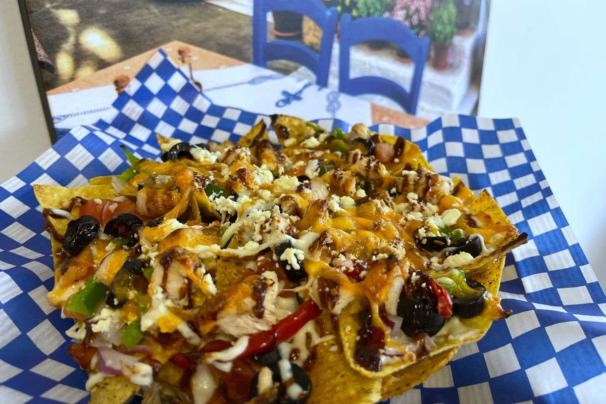 BBQ Chicken Nachos 9"