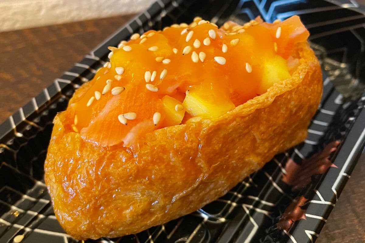 Salmon Mango Tofu Pocket