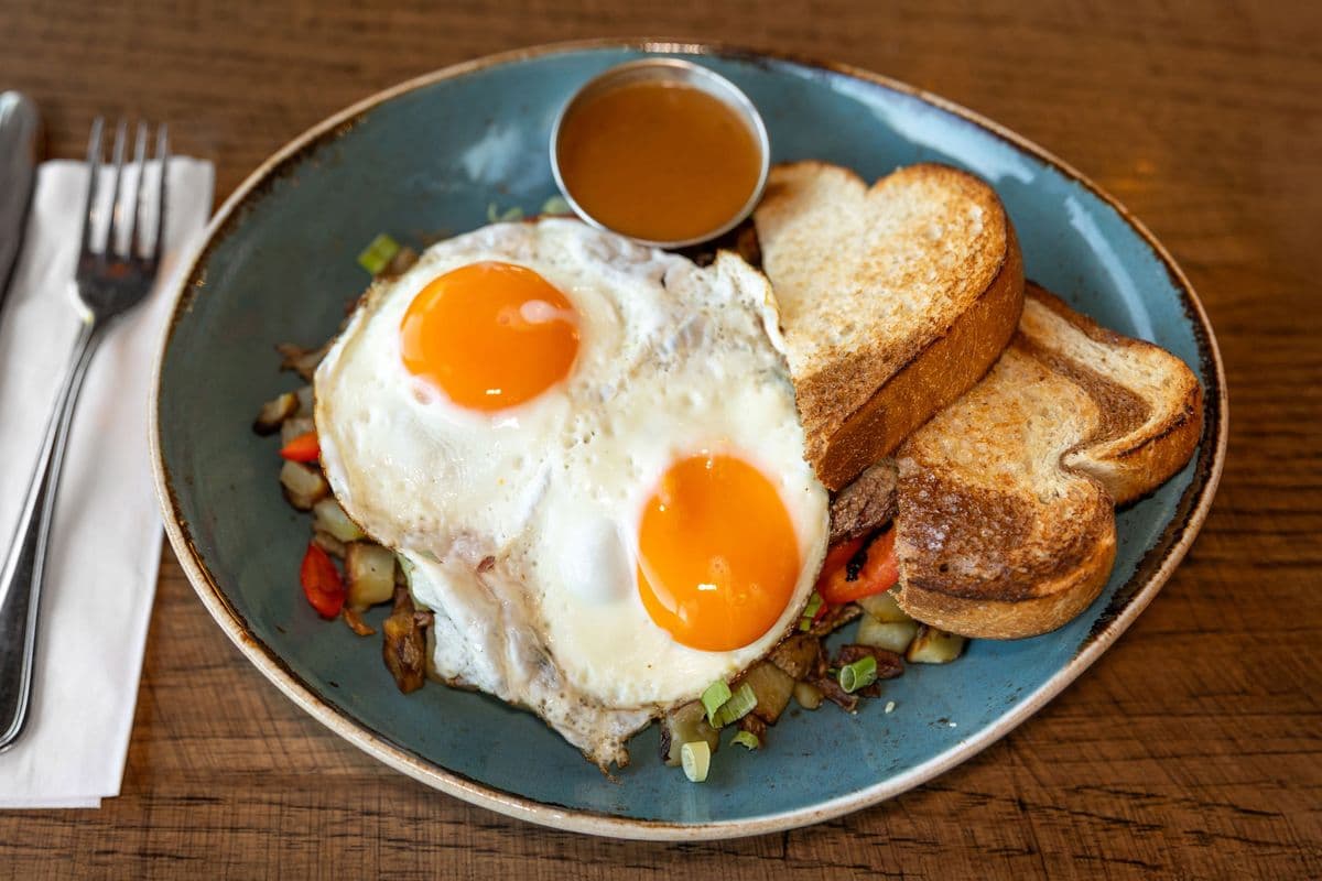Beef Brisket and Eggs