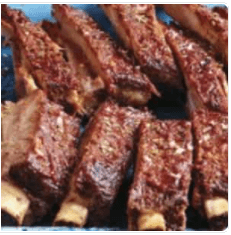 6. BBQ Long Spareribs