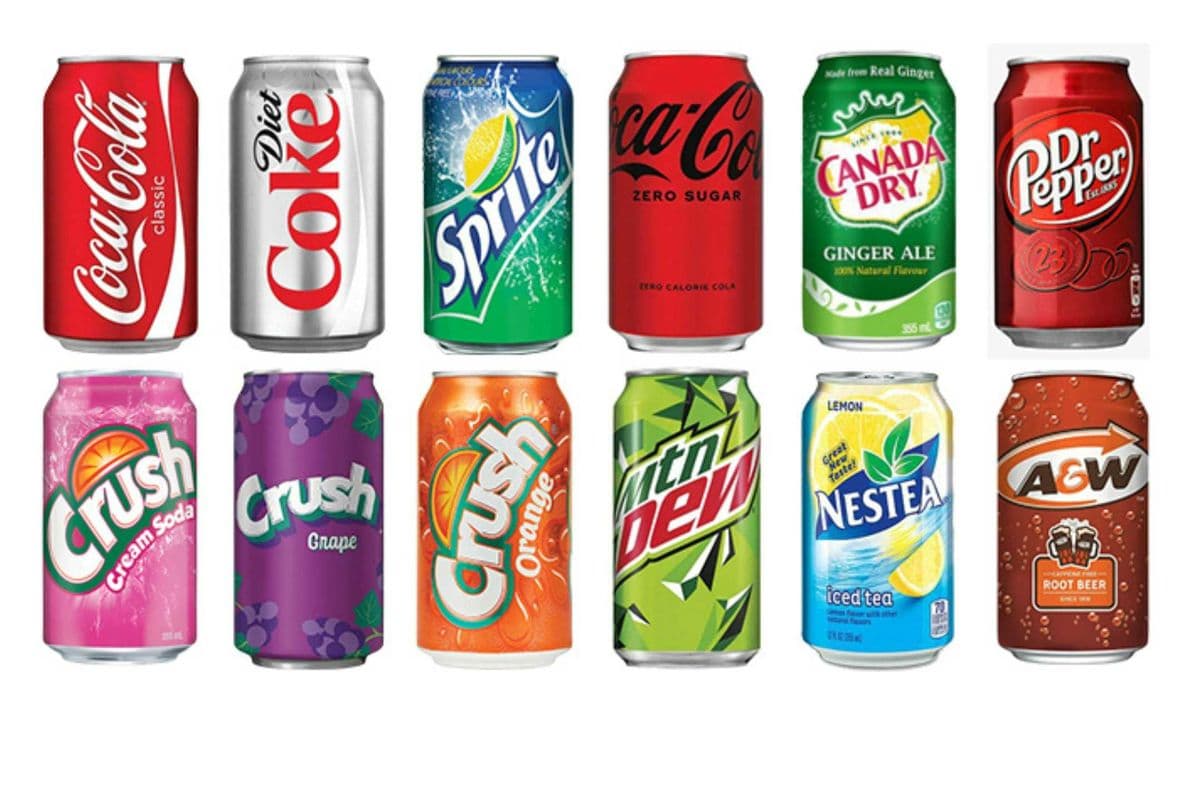 Four-Pack of Canned Pop