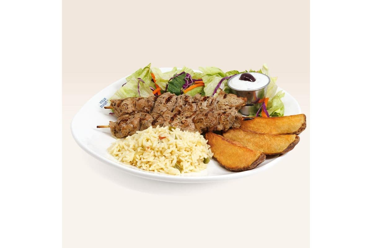 L'authentique Souvlaki (2 mcx) / Authentic Souvlaki (2 pcs)