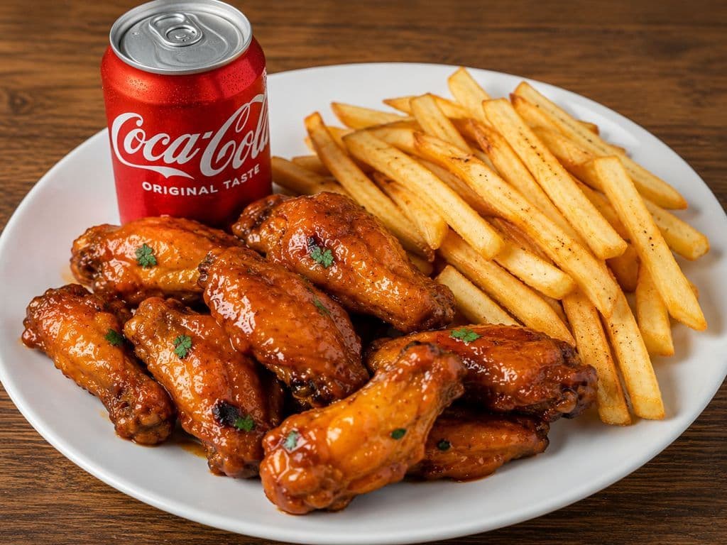 Mango Habanero Wings Meal (10 pcs)