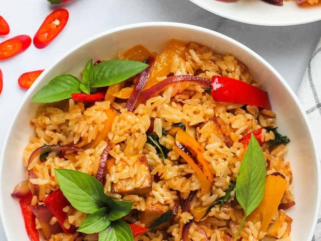 Spicy Basil Rice