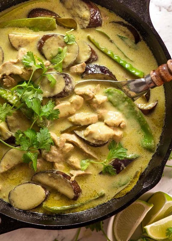 Green Curry with Rice (A906)