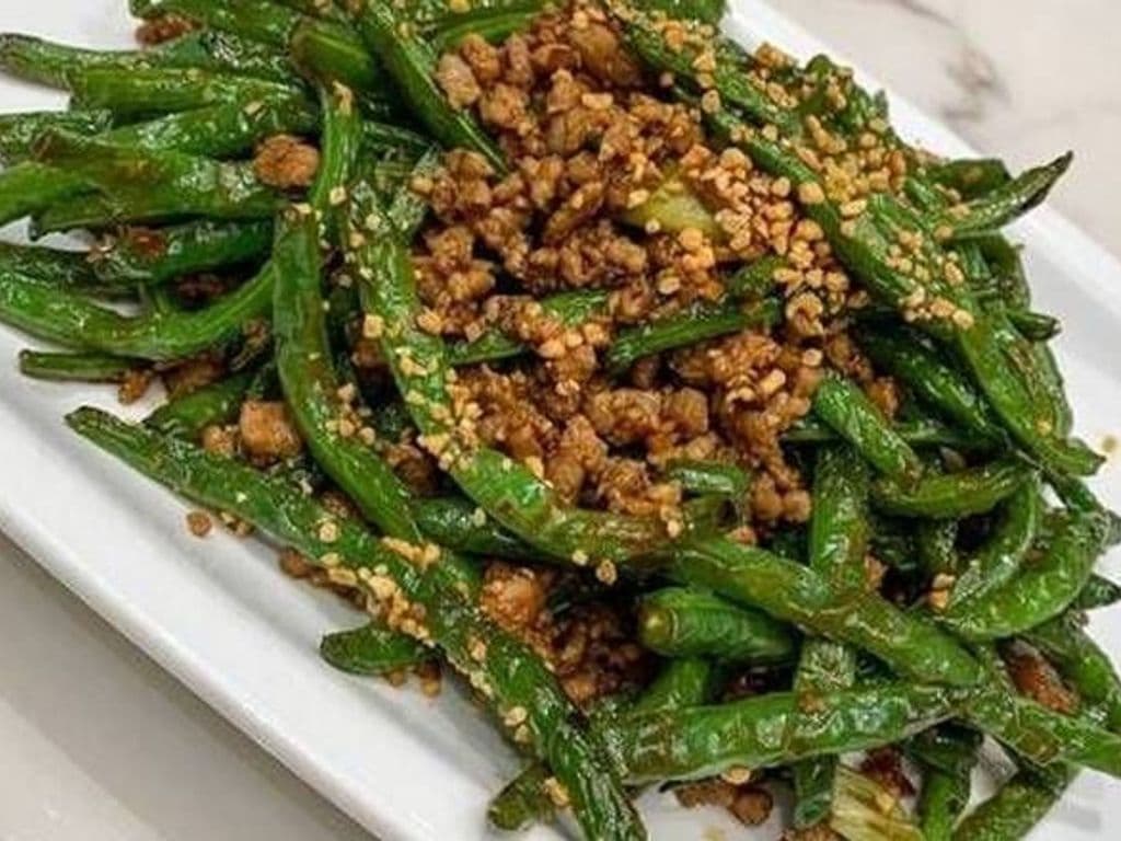 Stir Fried Green Bean w/ Minced Pork J13