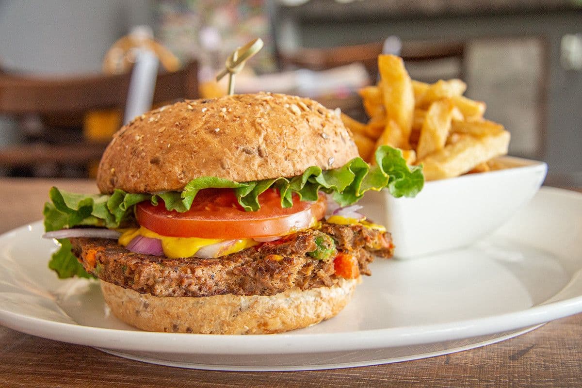 Ricky's Signature Plant Based Veggie Burger
