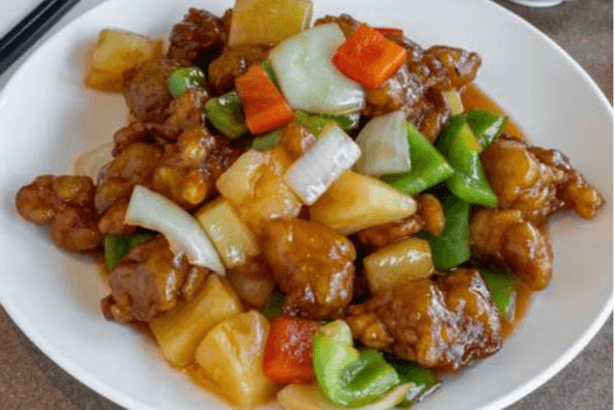 Sweet and Sour Pork with Pineapple 菠蘿咕嚕肉