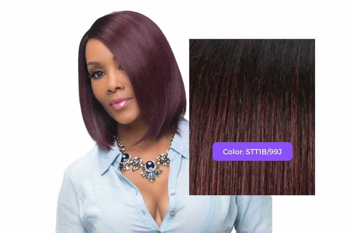 Usha Lace Front Wig by Vivica Fox (STT1B/99J)
