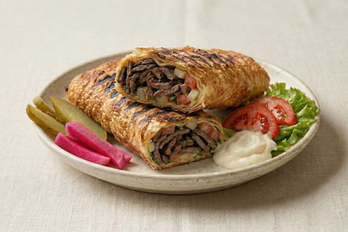 Beef Donair Wrap (Popular)