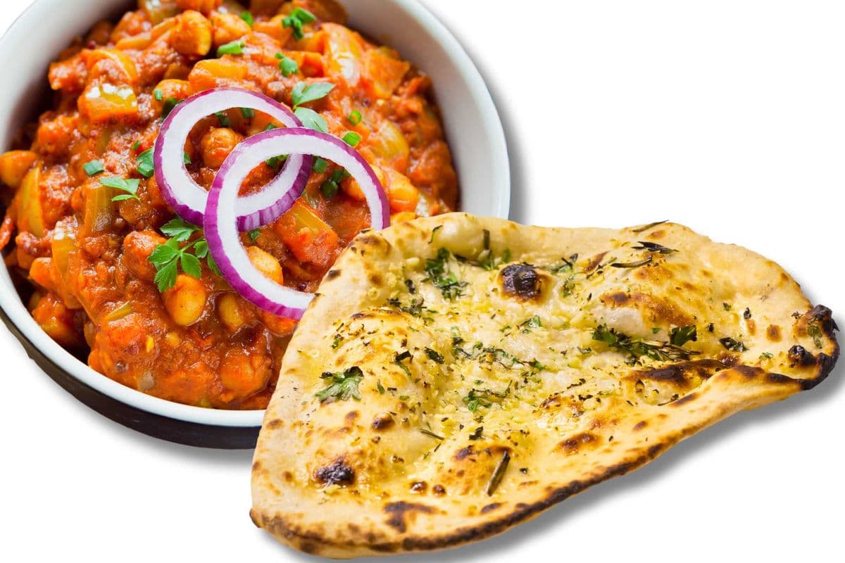 Channa Masala Naan Meal