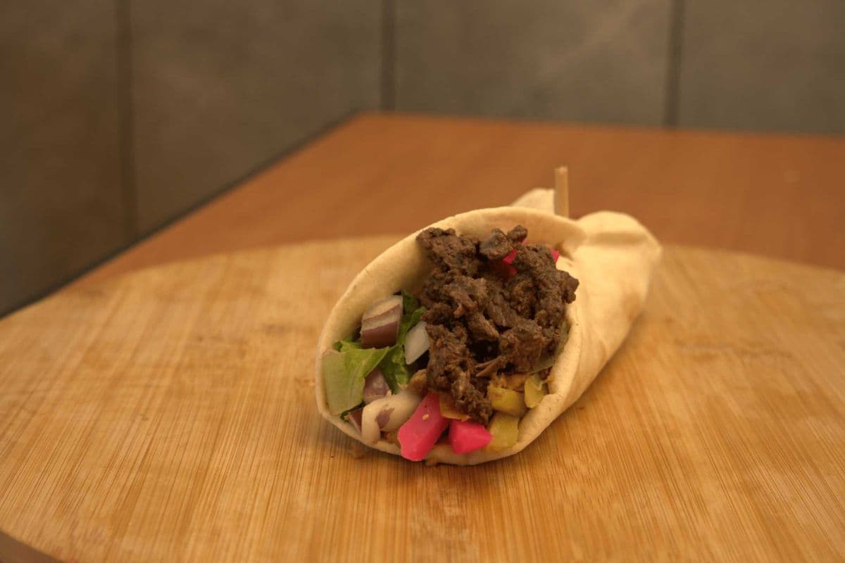 Beef Shawarma Wrap