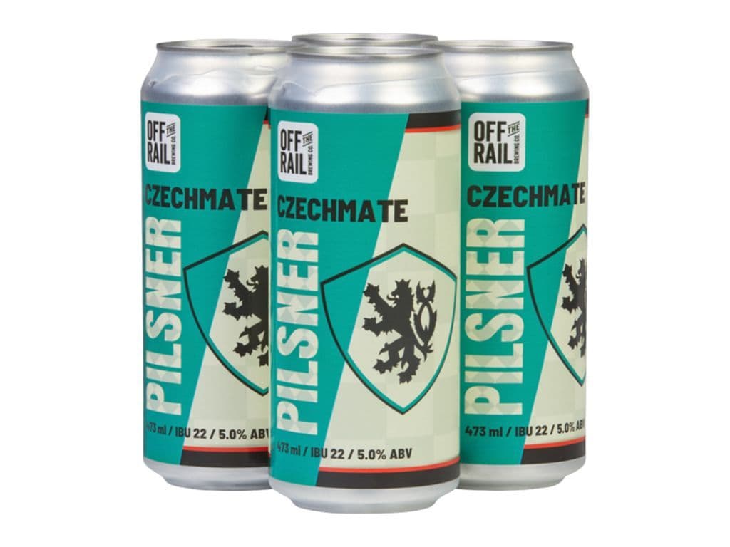 Off The Rail Brewing - Czechmate Pilsner