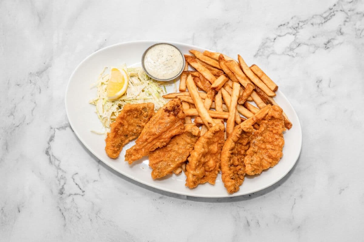 Lake Erie Perch (6Pc) & Chips