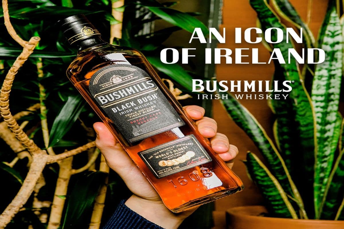 OLD BUSHMILLS BLACK BUSH (750ML) 40.0% ABV (1 x 750 mL)
