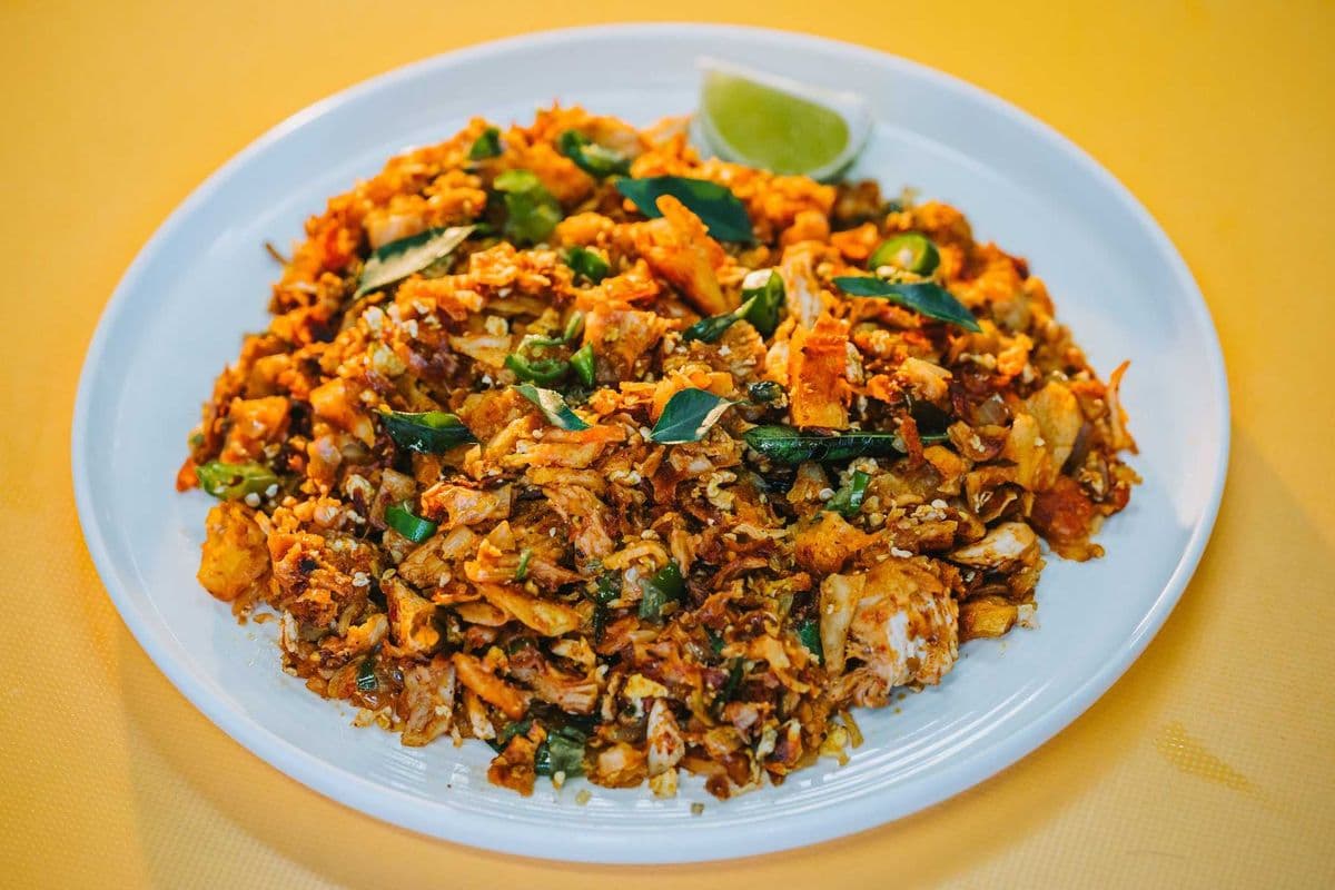 Roasted Chicken Kothu Roti