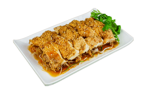 泰式椒麻雞(辣🌶) / Thai-Style Sesame Boneless Chicken Steak (spicy🌶)