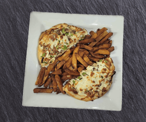 Pizza avec frites