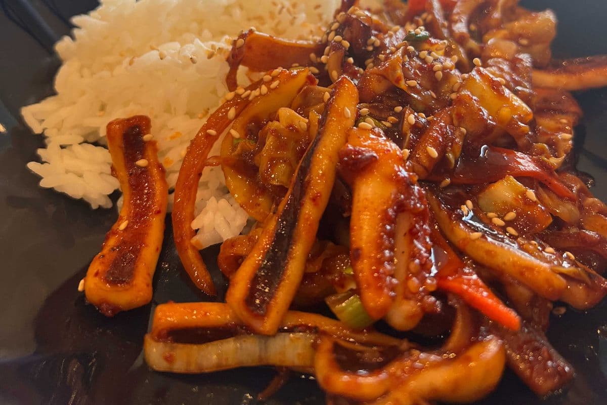 Spicy Squid Rice Bowl 오징어덮밥