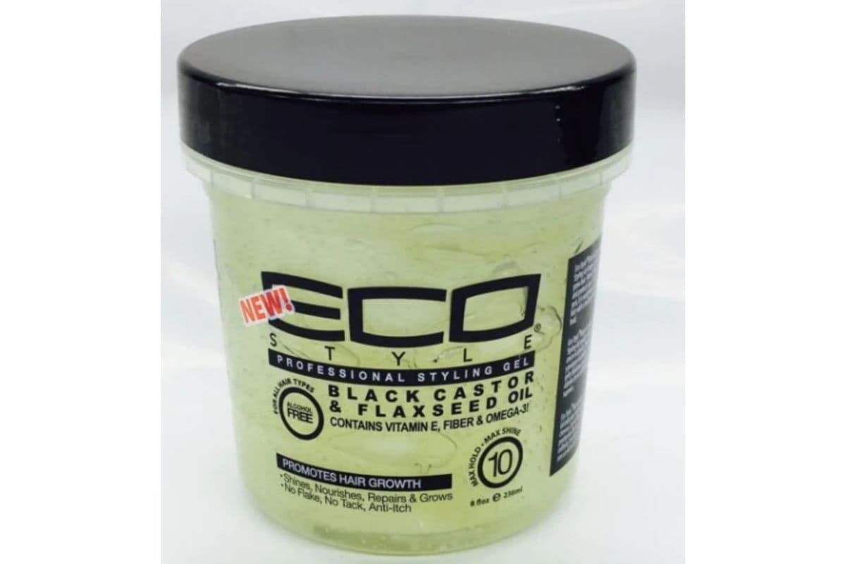 Eco Style Black Cas and Flaxseed Gel (16 oz)