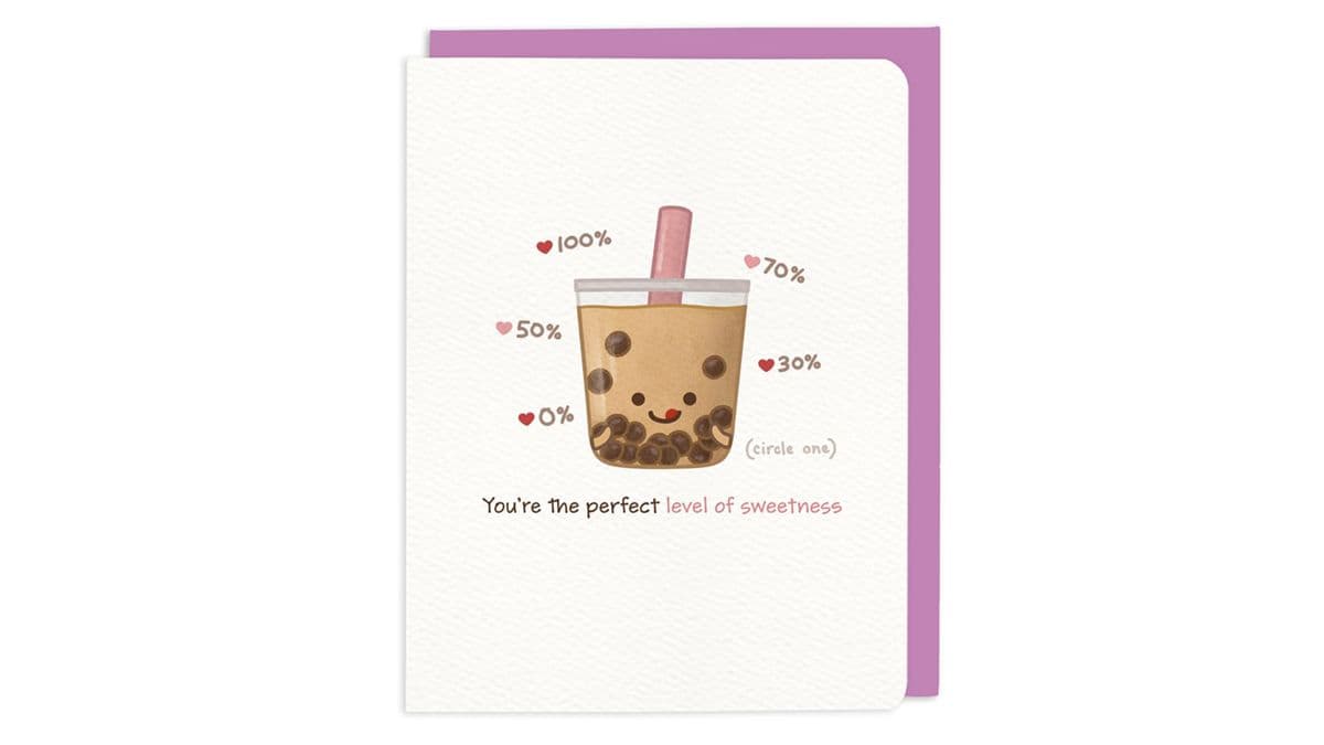 Card: Perfect Level of Sweetness Card