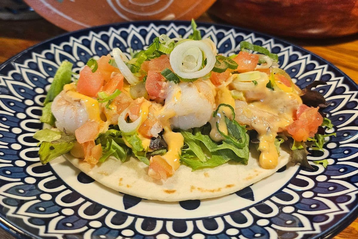 Garlic Shrimp Taco
