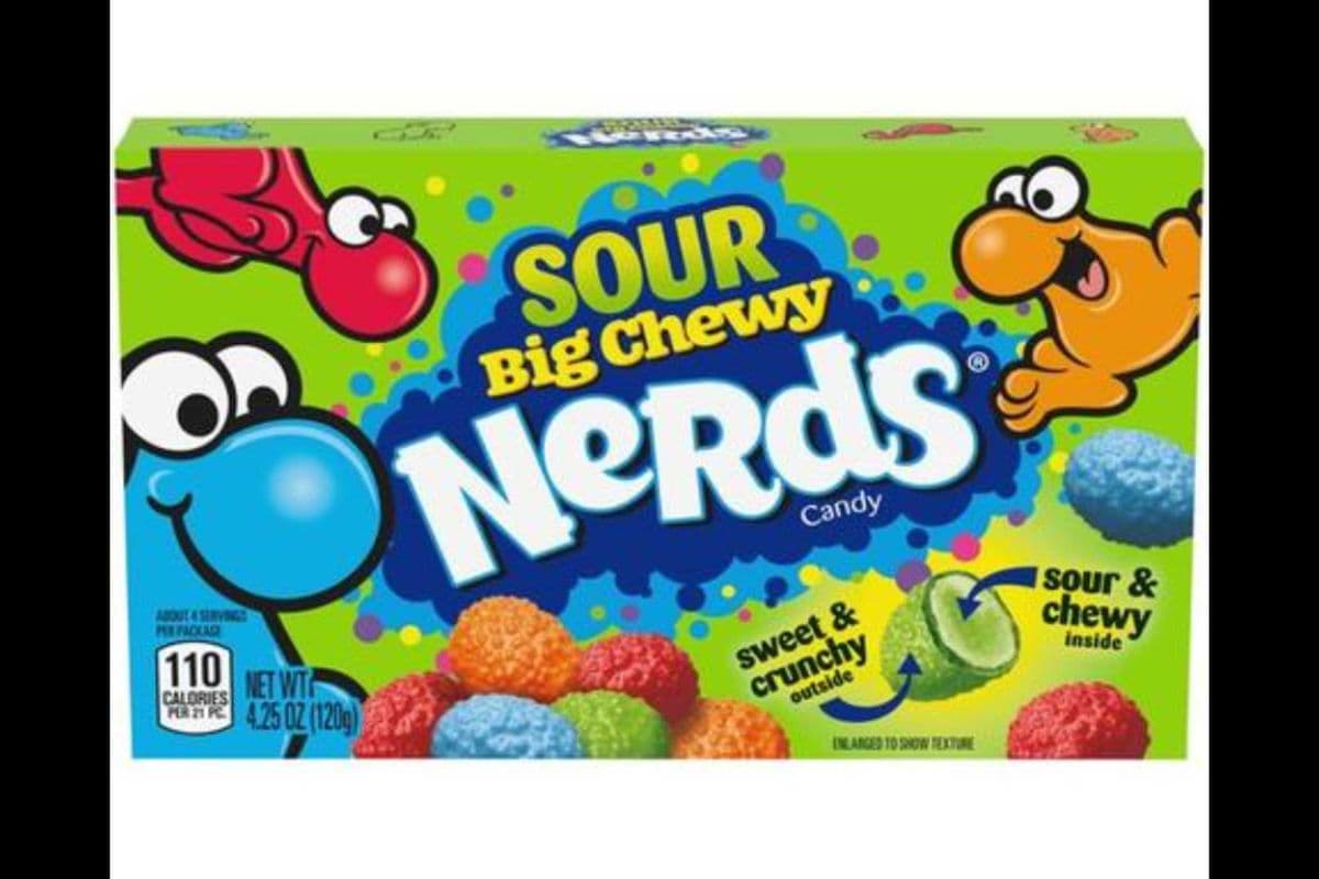 Nerds Sour Big Chewy Candy Theatre Box