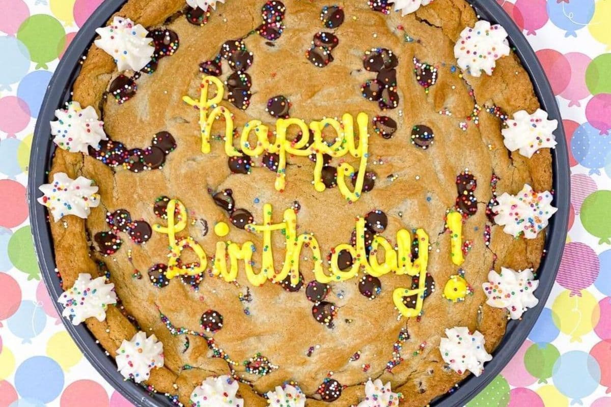 Happy Birthday Cookie Cake