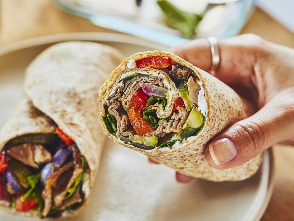 WRAP AUX LÉGUMES GRILLÉES / ROASTED VEGETABLES WRAP