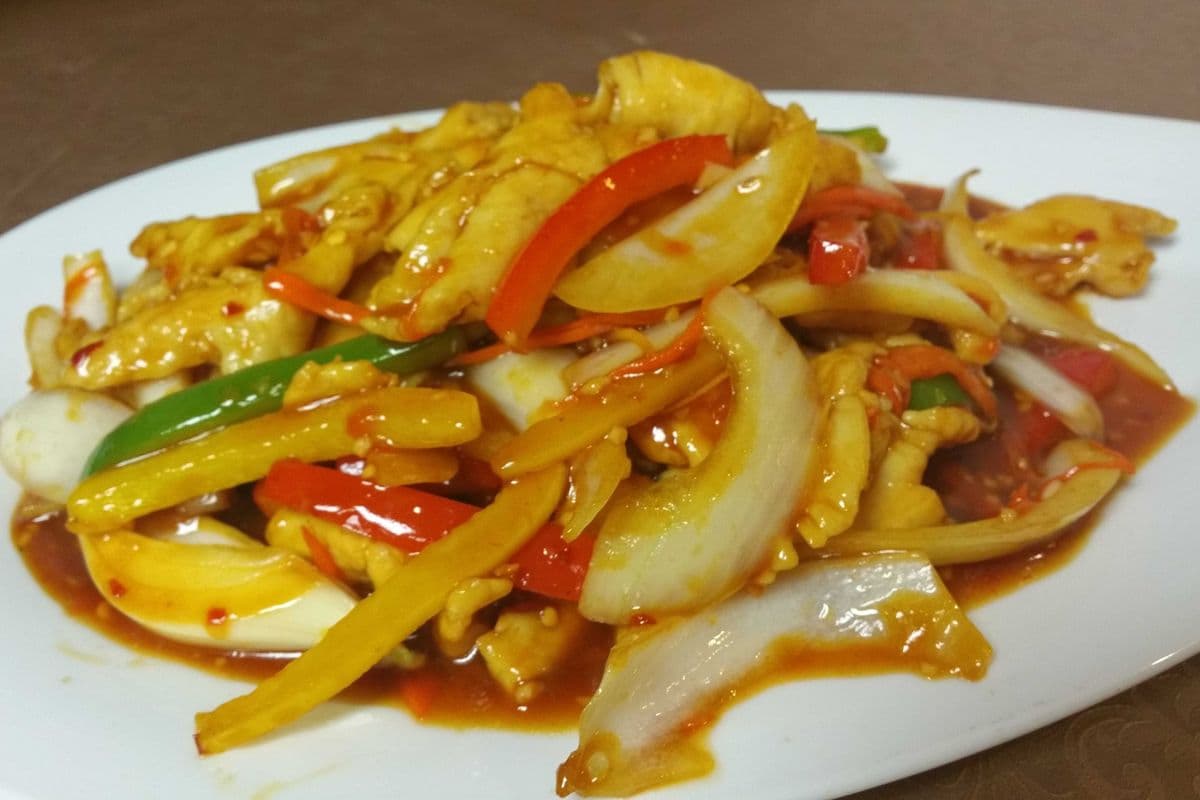 Chicken with Dry Tangerine Peel