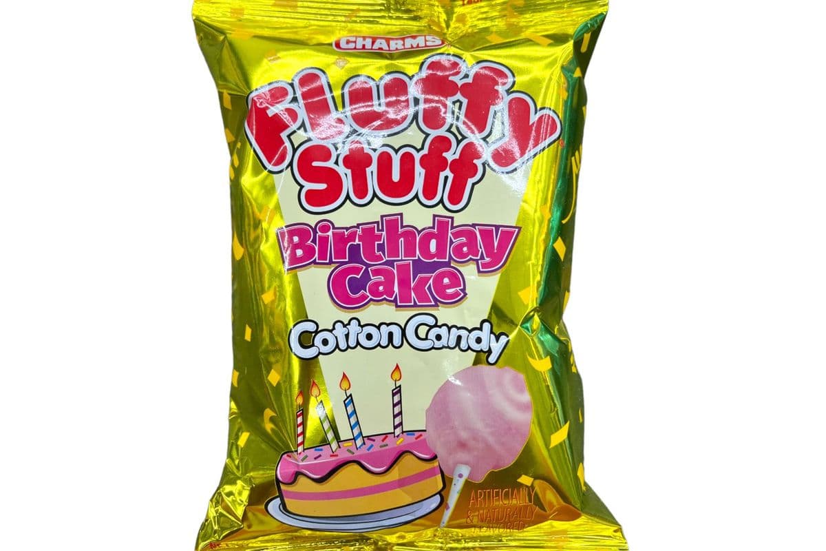 Charms Fluffy Stuff Birthday Cake Cotton Candy (60g) (230 Cal)