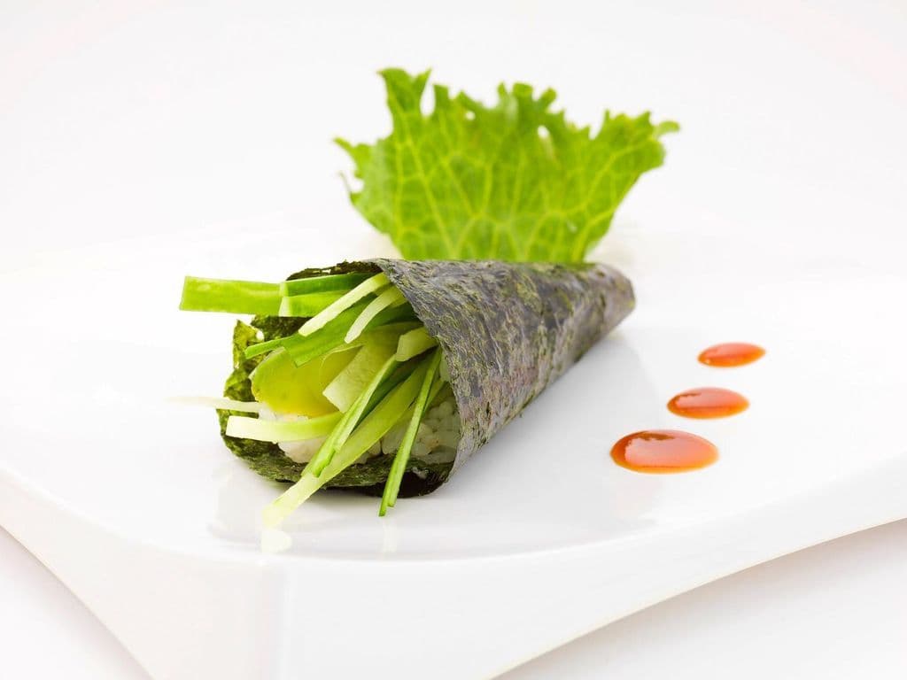 91H.Avocado&Cucumber Hand Roll